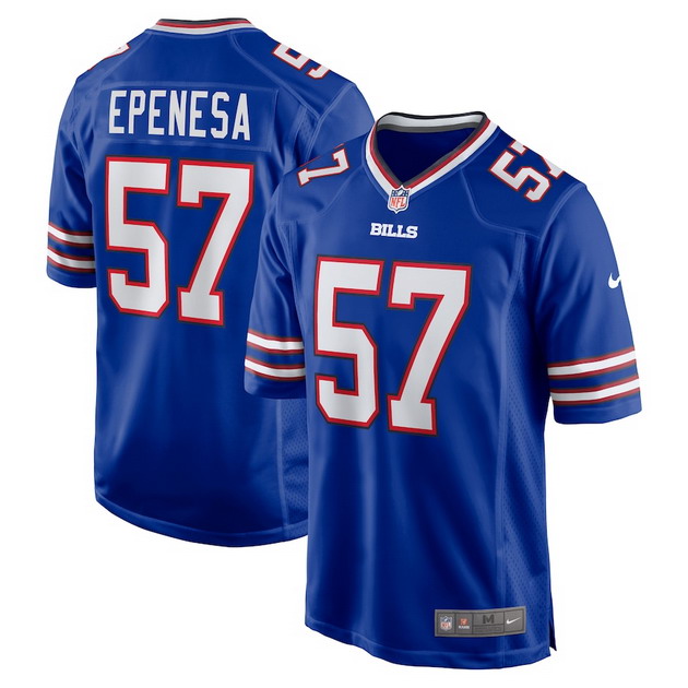 mens nike aj epenesa royal buffalo bills game player jersey